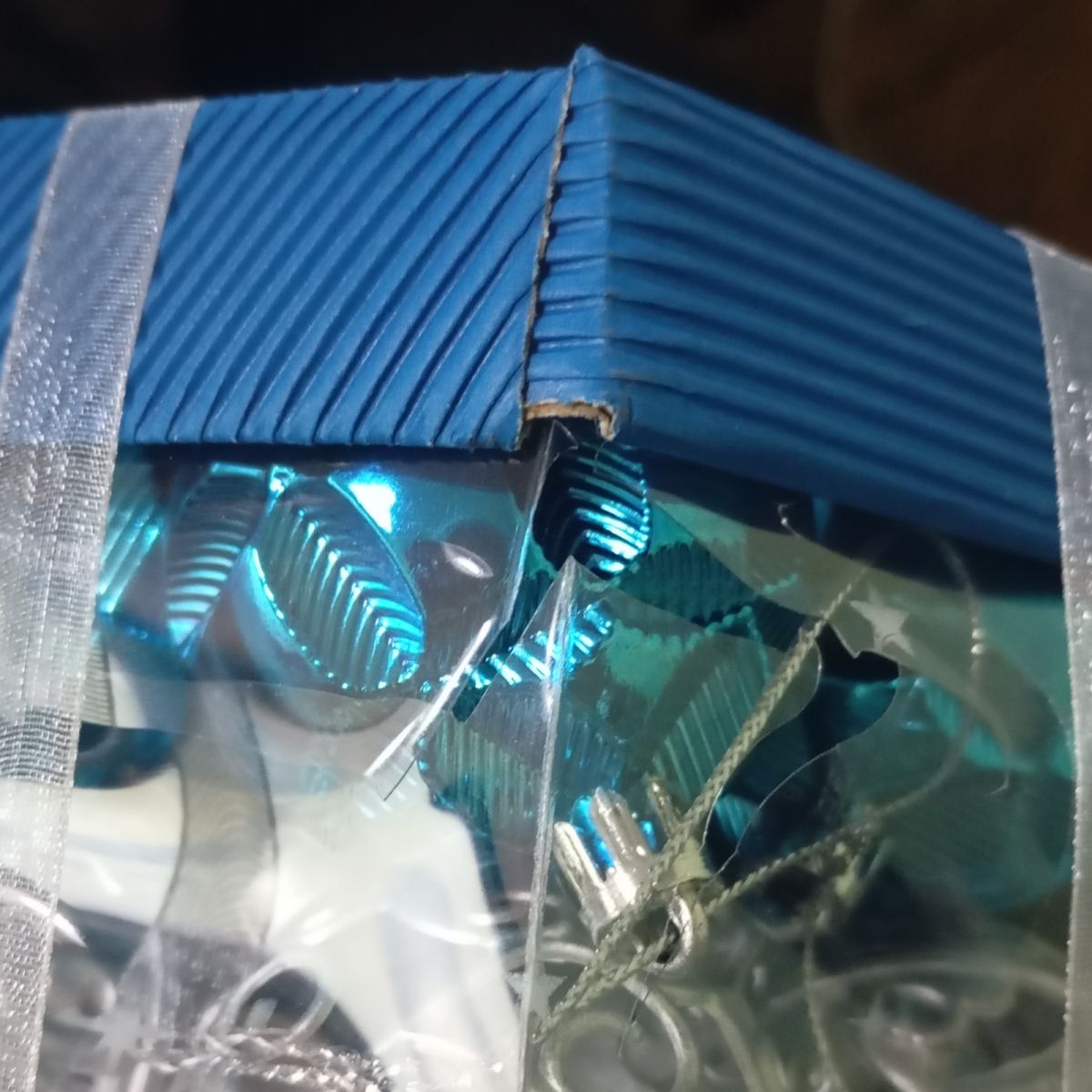 Уцінка.  Новорічні прикраси,  35 штук, кульки, подарунки, D = 5 см, в слюді  - Пошкоджена упаковка  фото 2