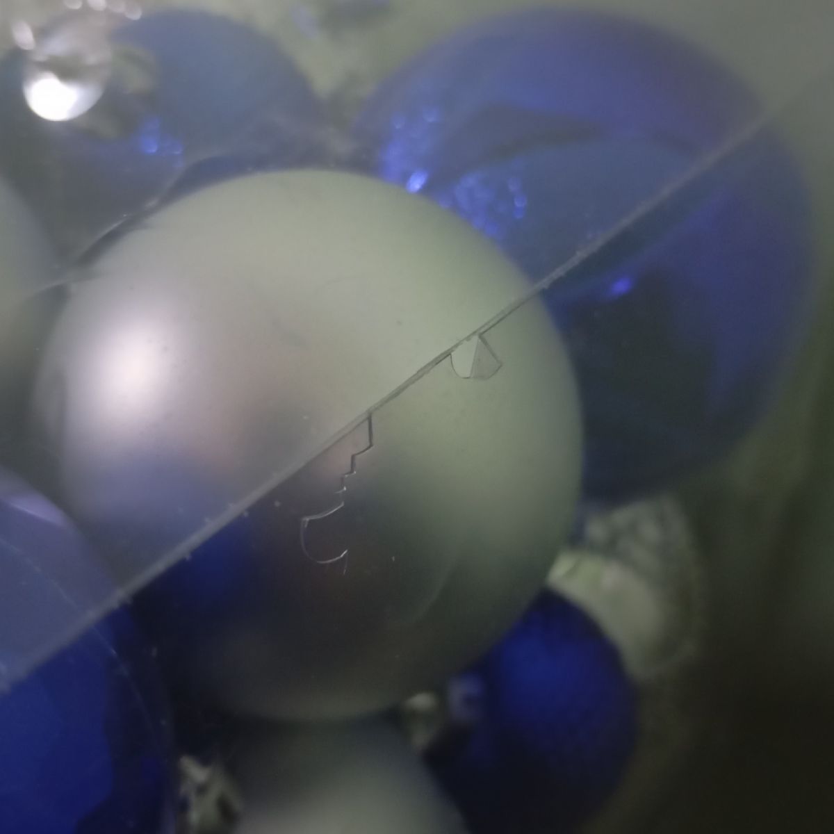 Уцінка.  Новорічні прикраси, 34 штуки, кульки, у слюді   - Пошкоджена упаковка  фото 2