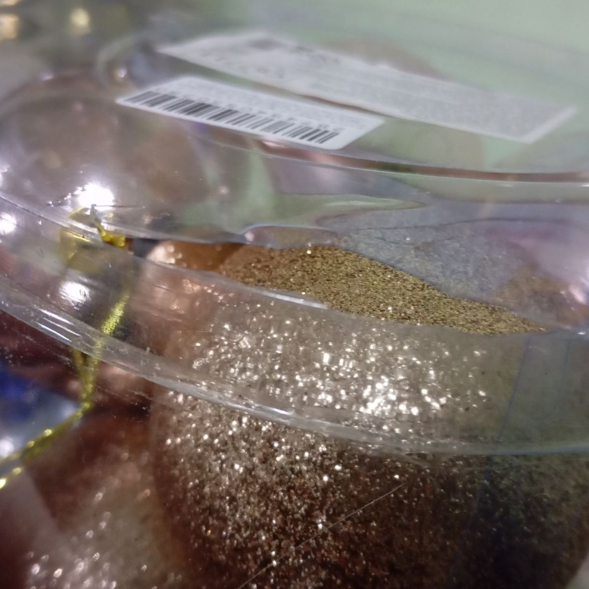 Уцінка.  Новорічні прикраси C 67713 (18) 5 видів, кульки, 24 штуки, D = 8 см, в слюді, ВИДАЄТЬСЯ ТІЛЬКИ МІКС ВИДІВ   - Пошкоджена упаковка  фото 2