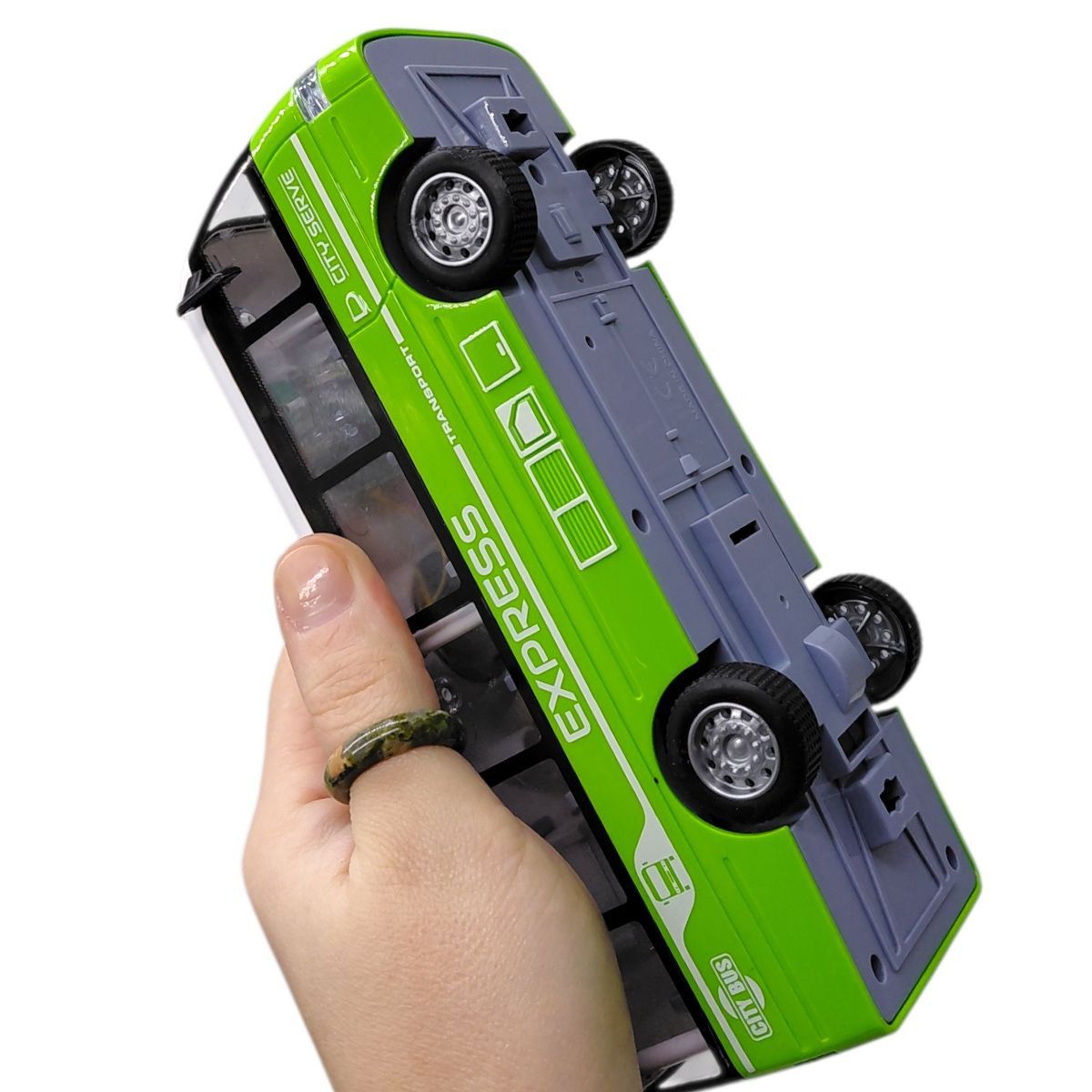 Машина инерционная, озвучена, со светом (в коробке 23x9x12 см)  фото 2