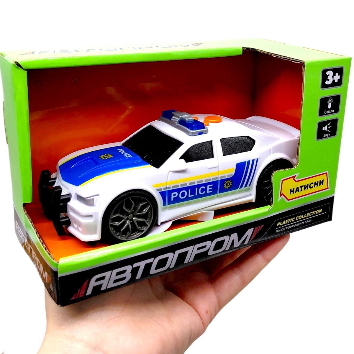 Машина АВТОПРОМ (світло, звук) коробка 18*10,5*8,5 см  фото 2