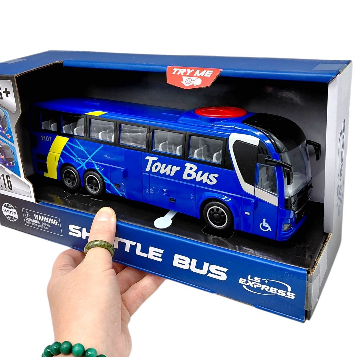 Автобус інерційний (світло, звук)  фото 2