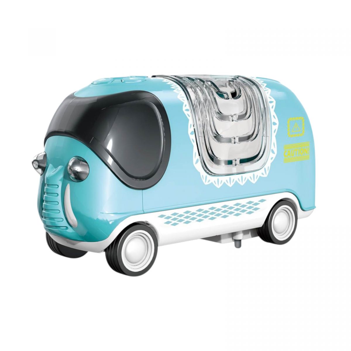 Машина музична, підсвічування, їздить, звуки транспорту і тварин, машинка і слон хитаються, 2 режими: зі звуком та без, гумові шини, в коробці  фото 2