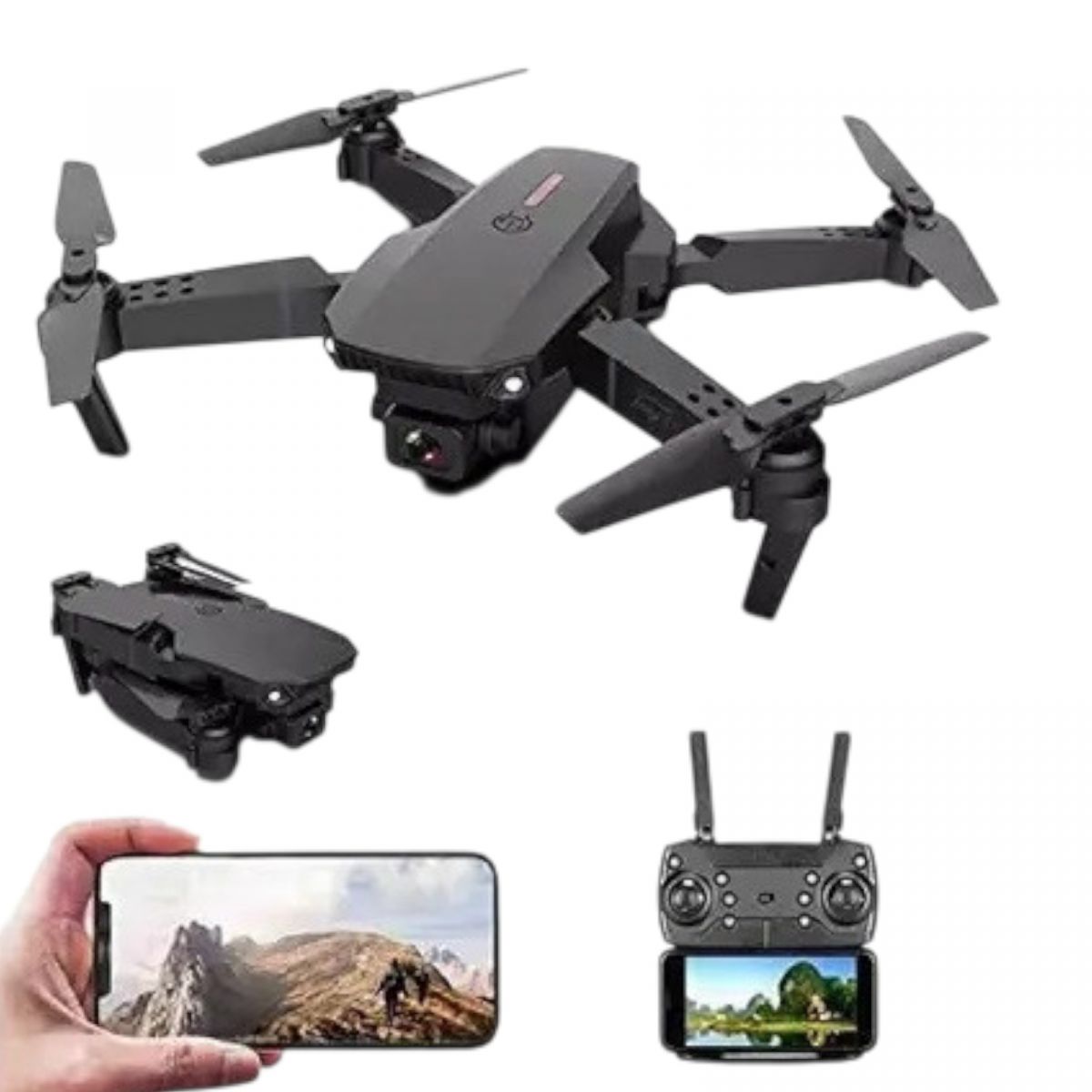 Квадрокоптер на радіокеруванні пульт 2,4 GHz, GPS, камера, акум.  3,7 V, “Headless mode”, у коробці  фото 2