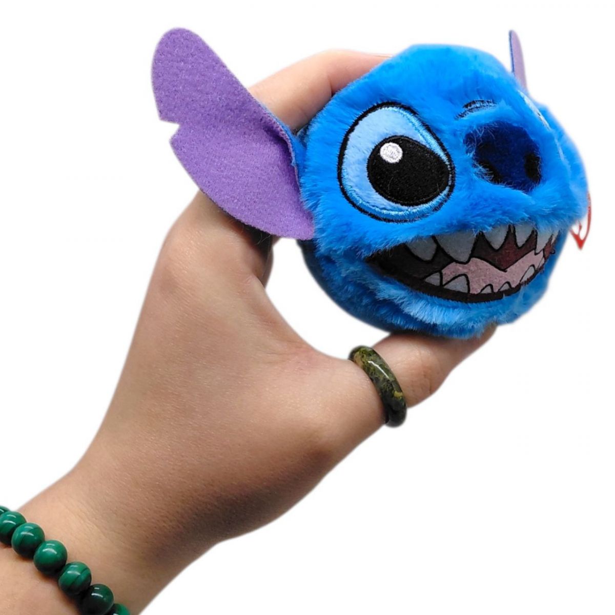 Дитяча м’яка іграшка-стрибунець "Beanie Bouncer.  Стіч", 8 см  фото 2