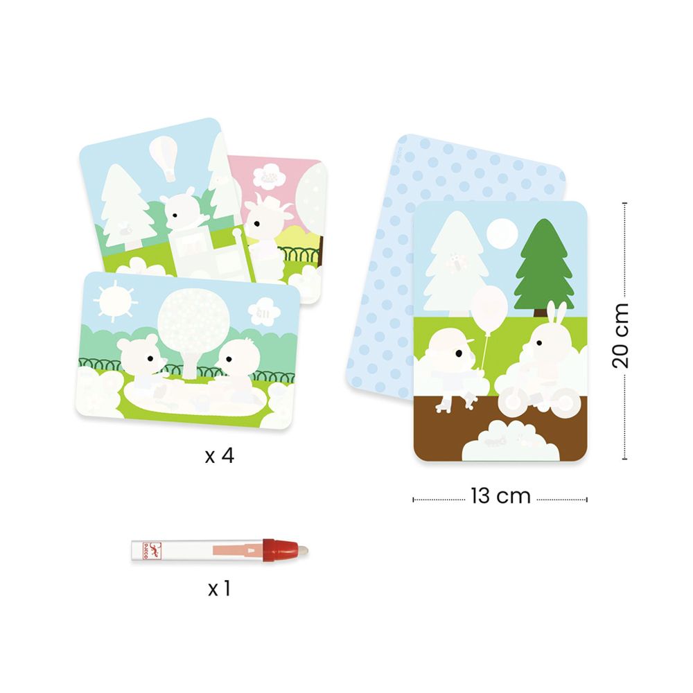 Художній комплект для малювання водою DJECO В парку  фото 2