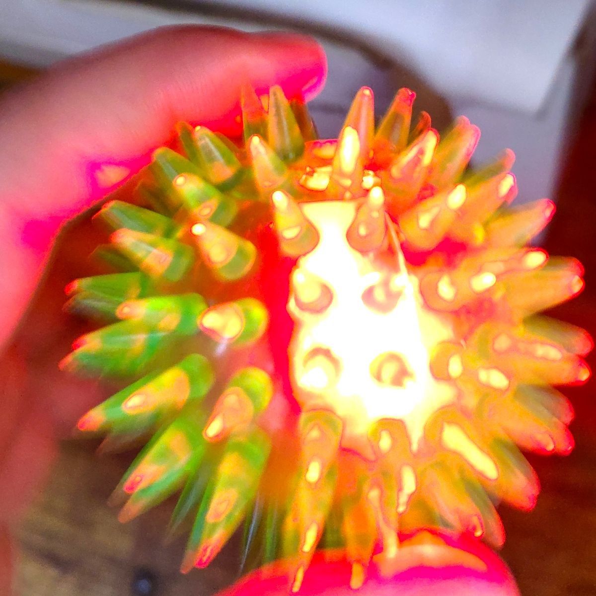 Игрушка-светянка из термопластической резины (РОЖЕВЫЙ)  фото 2