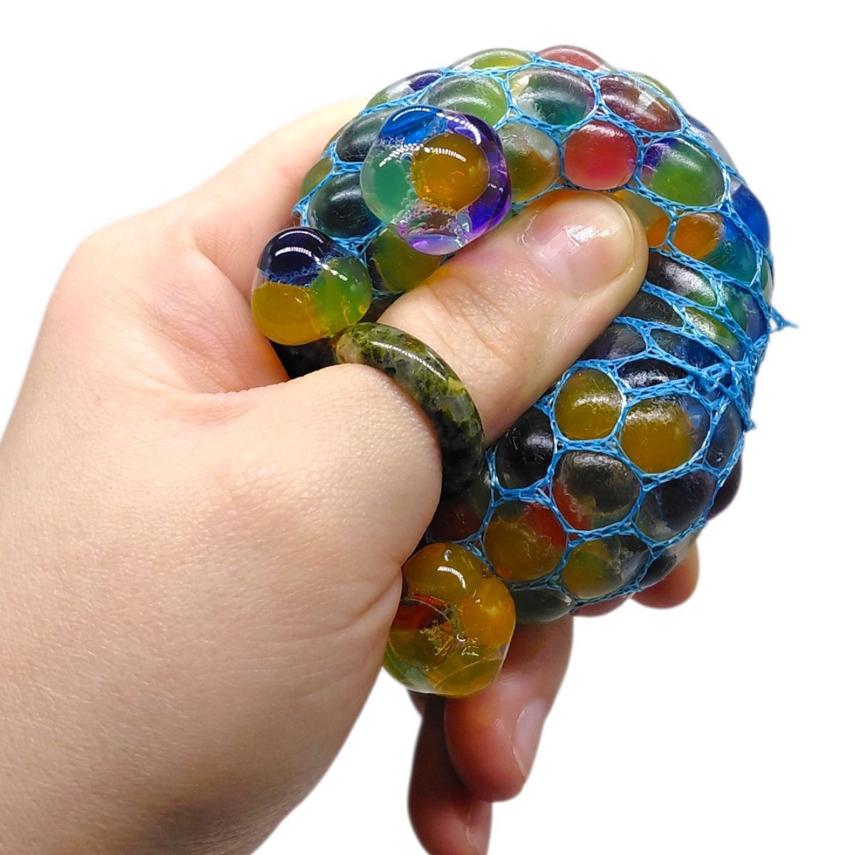 Антистресс в сетке "Мозги" (ЖЕЛТЫЙ)  фото 2