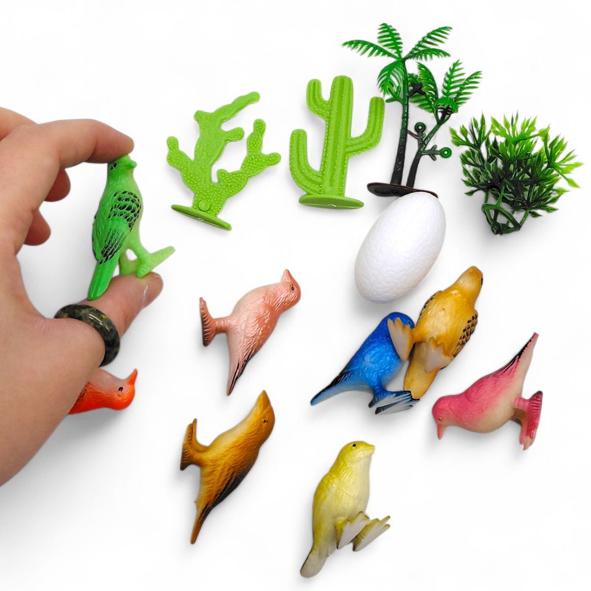 НАБОР ЖИВОТНЫХ В КОЛБЕ (ПТИЦЫ)  фото 2