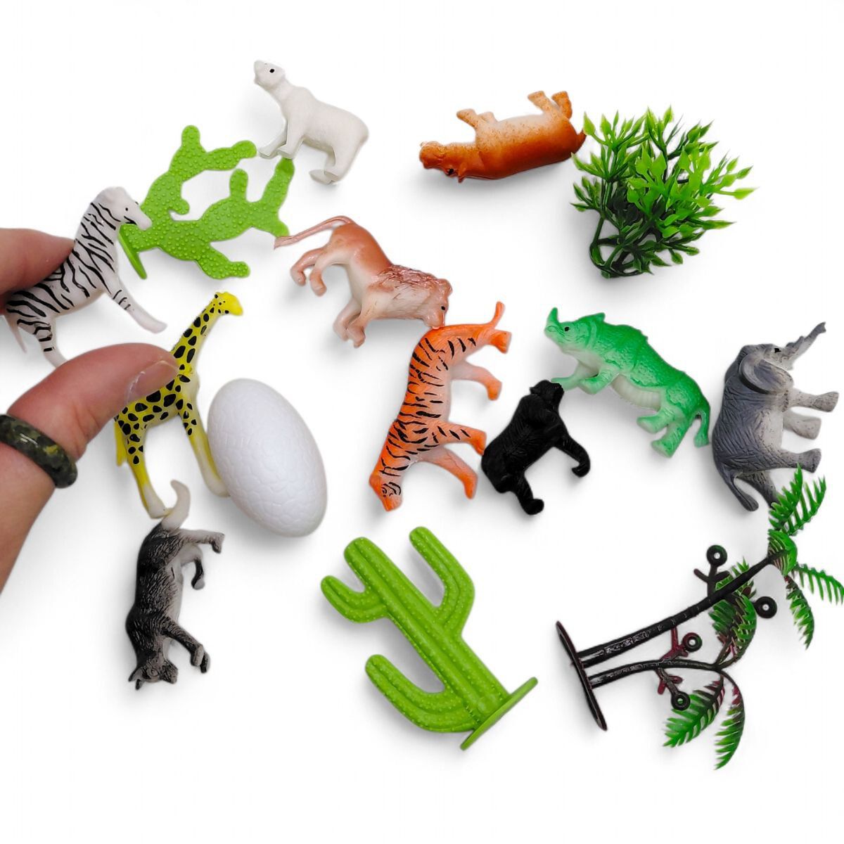 НАБОР ЖИВОТНЫХ В КОЛБЕ (ДИКИЕ ЖИВОТНЫЕ)  фото 2