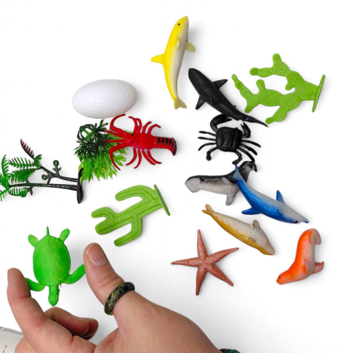 НАБОР ЖИВОТНЫХ В КОЛБЕ (МОРСКИЕ)  фото 2