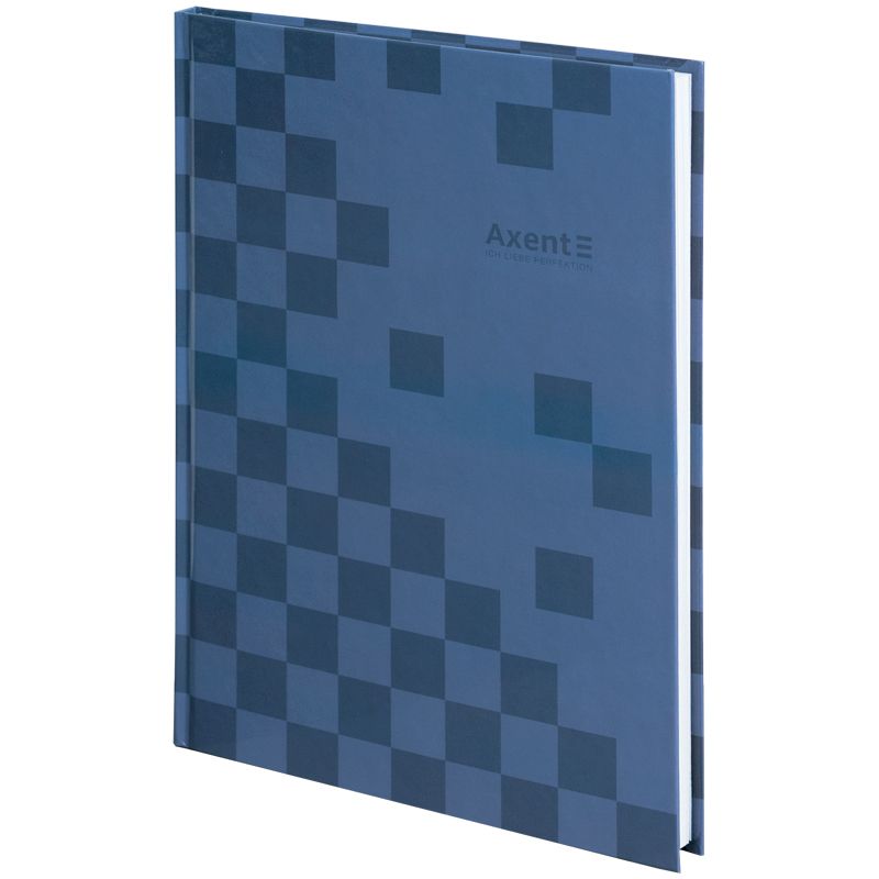 Книга записна А4-, 203*273 мм,96арк. , кліт. , Mosaic, синя  фото 2