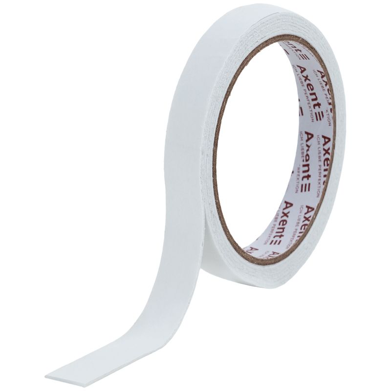 Стрічка клейка двостороння, 18мм*2м, спінена 1 шт. інд. пак.  фото 2