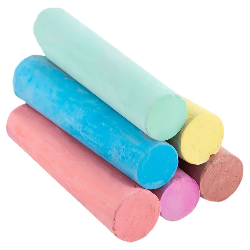 Крейда кольорова Jumbo, 6 кол.  TF  фото 2