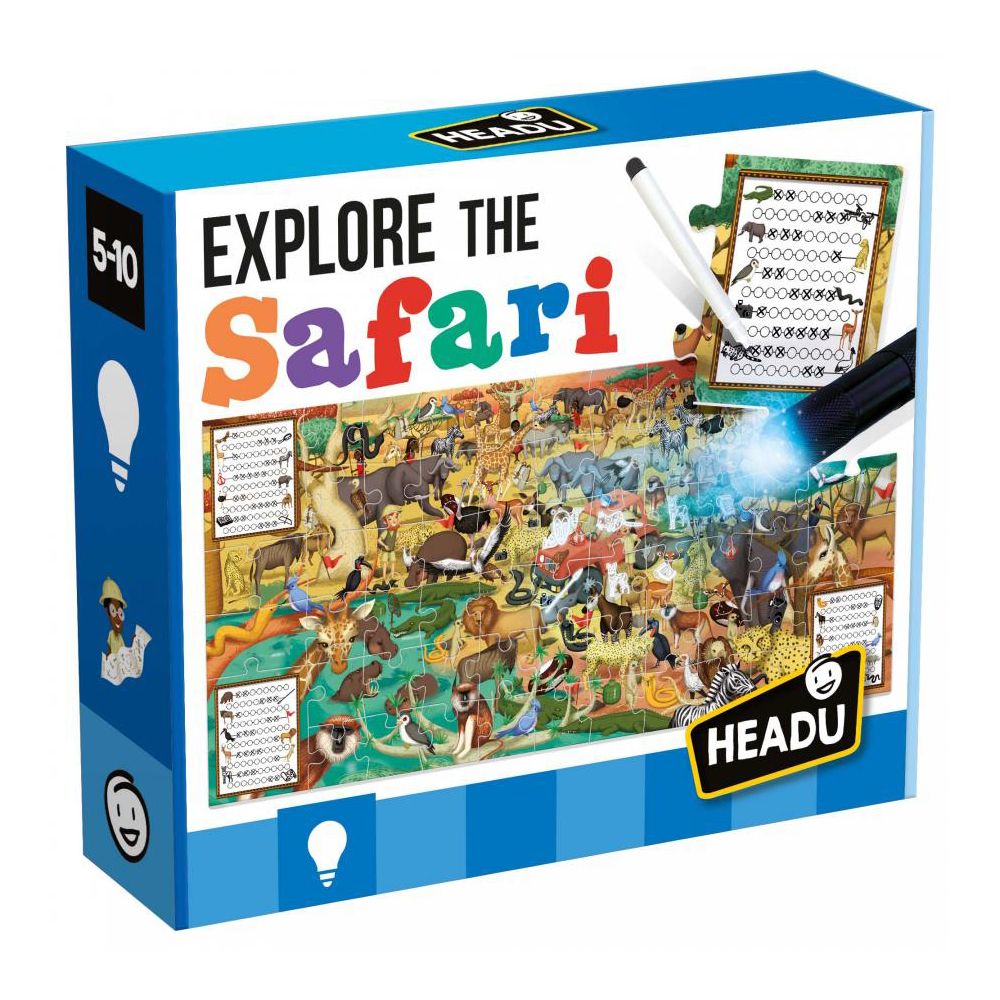 Розвиваючий пазл "HEADU.  Досліджуйте сафарі"  фото 2