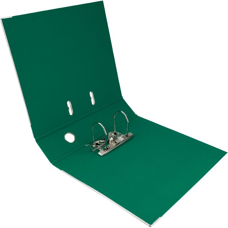 Папка-реєстратор двост.  PP 7,5 cм, зібрана, зел  фото 2