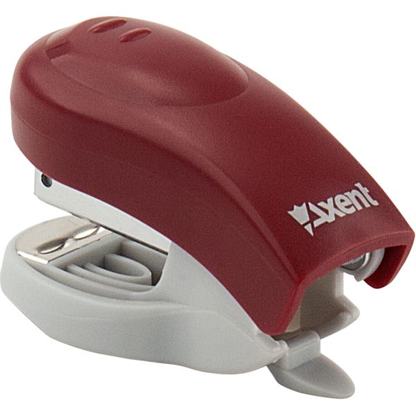 Степлер Welle-2 пласт. , №24/6, 10 л. , красный  фото 2