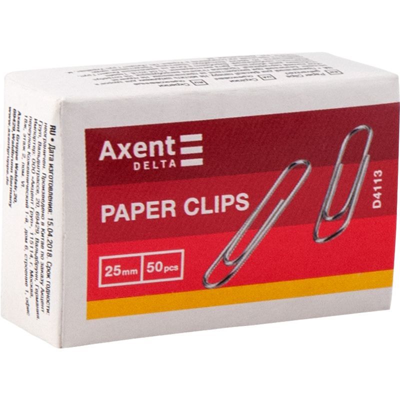 Скріпки оцинковані, 25 мм, 50 шт.  фото 2