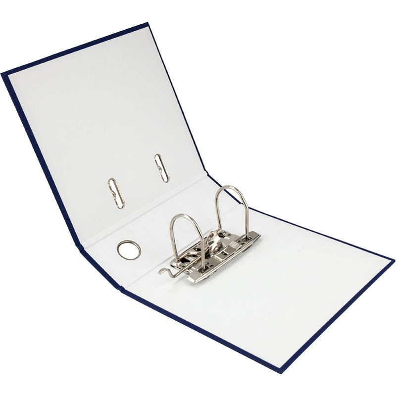 Папка-реєстратор А5 одностор.  PP 7,5cм, роз, синя  фото 2