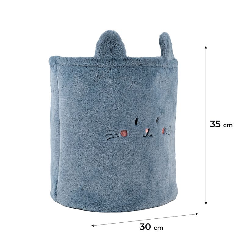 Кошик для зберігання 3100 Cute Cat 30х35 см, плюшевий  фото 2