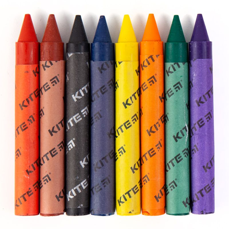 Мел восковой Jumbo, 8 цветов Kite Dogs  фото 2