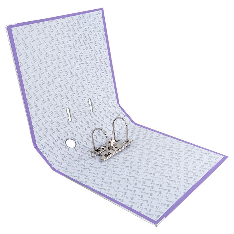 Регистратор одностор.  PP 7,5 cм, собр, Pastelini, сиреневая  фото 2