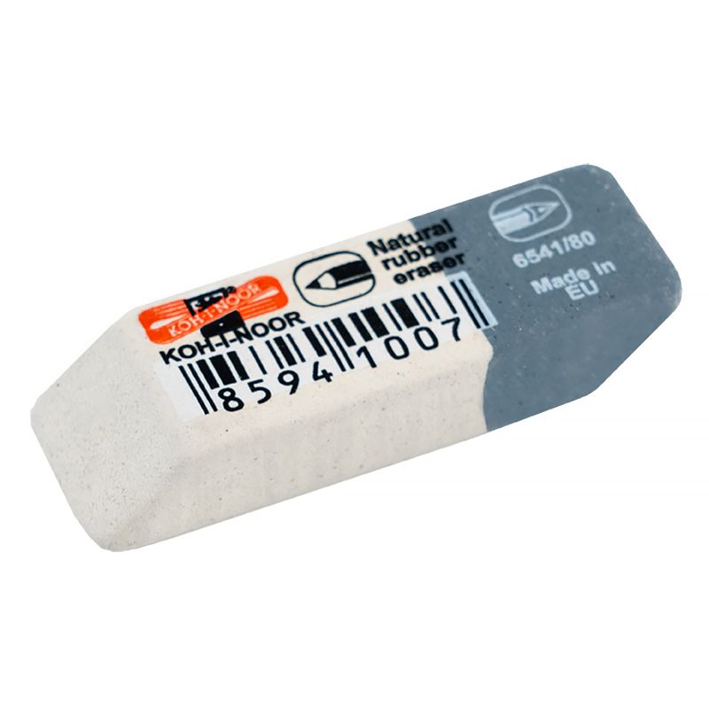 Гумка комбінована SunPearl, 6541/80 (полібег 10шт)  фото 2