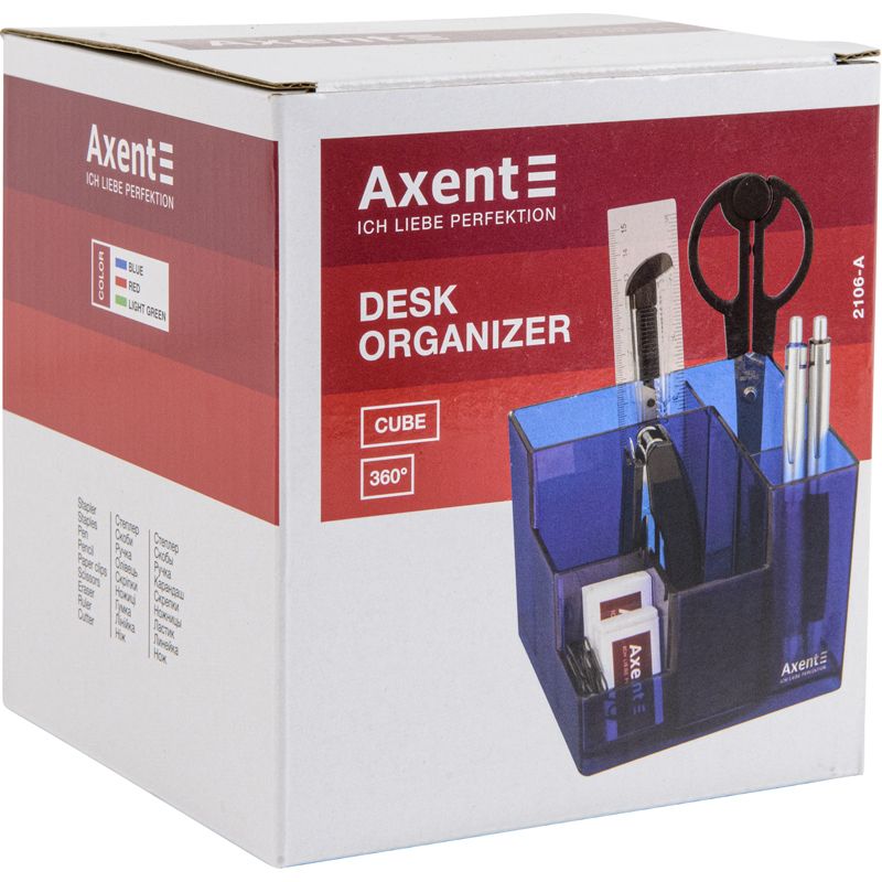 Набір настільний Cube, в коробці, чорний  фото 2