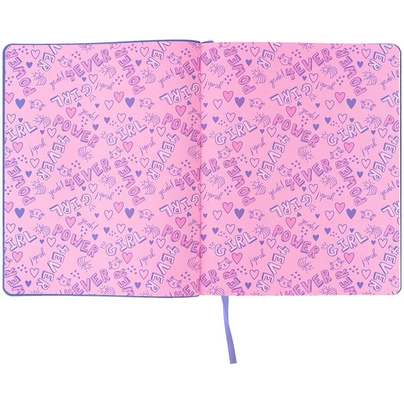 Щоденник шкільний, м'яка обкл.  PU, Girl Power 4ever  фото 2