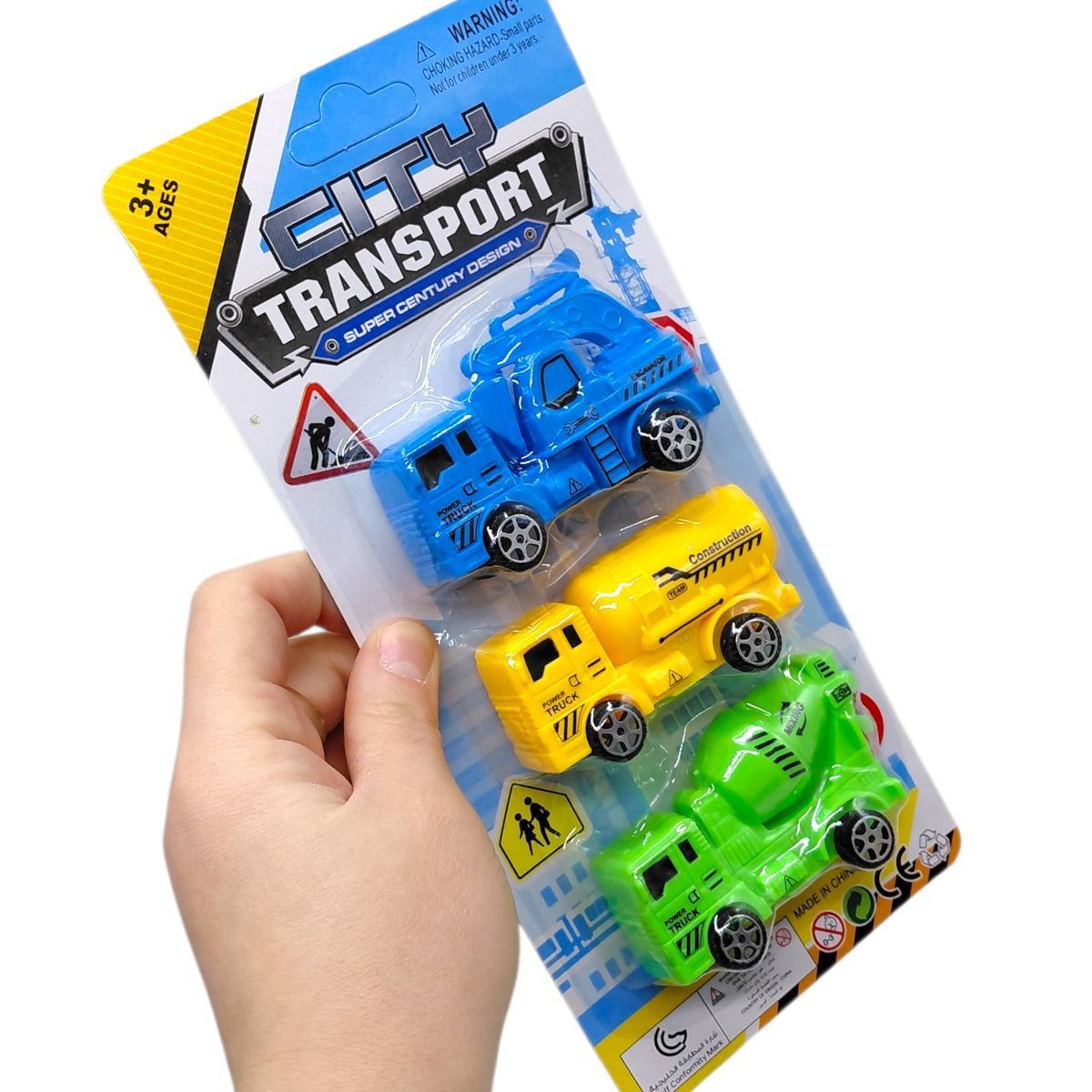 Набір машинок "Міський транспорт" 8 см  фото 2