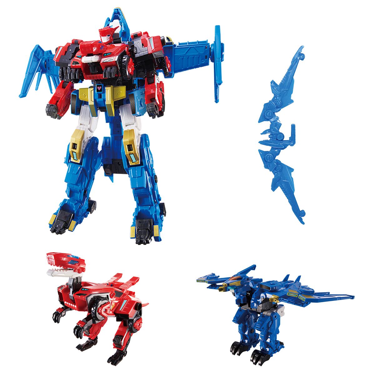 Ігровий набір з роботом-трансформером Dinoster - Раптор Болт Вінг  фото 2