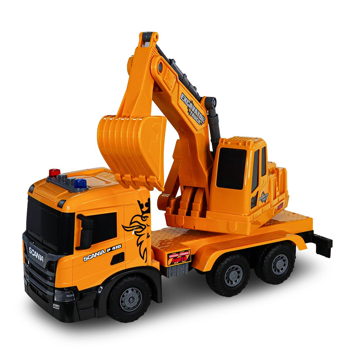 Автомодель серії Super Big Truck – Екскаватор Scania (світло, звук)  фото 2