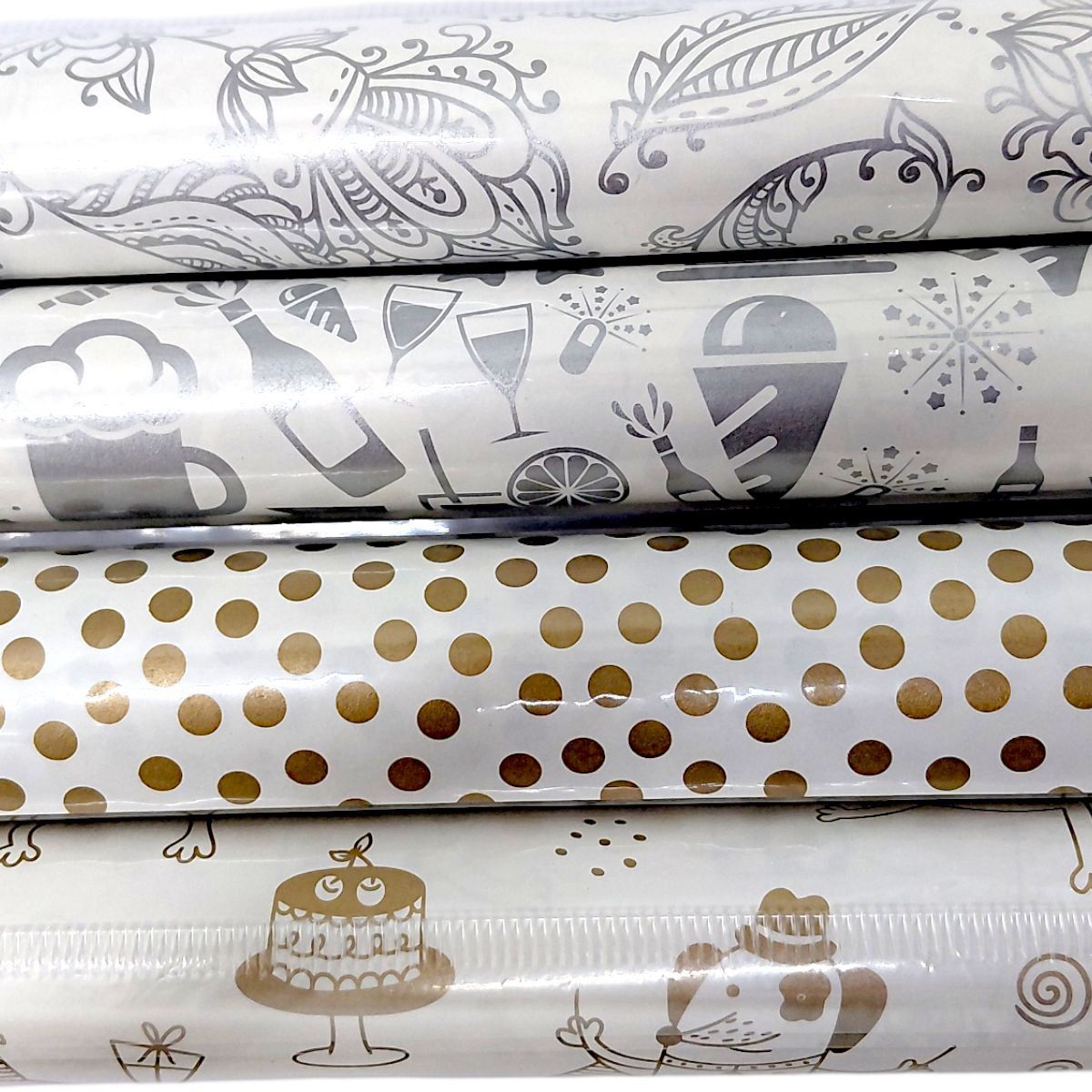 Подарункова листова обгортка  64х90 см (мікс)  фото 2