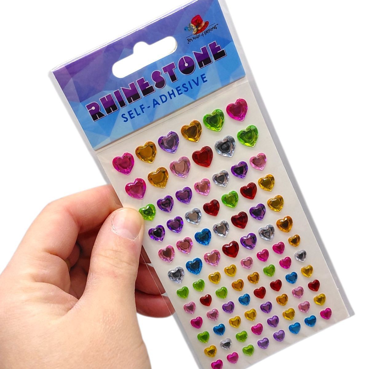 Стрази самоклеючі, "Сердечка" 13х7,5 см  фото 2