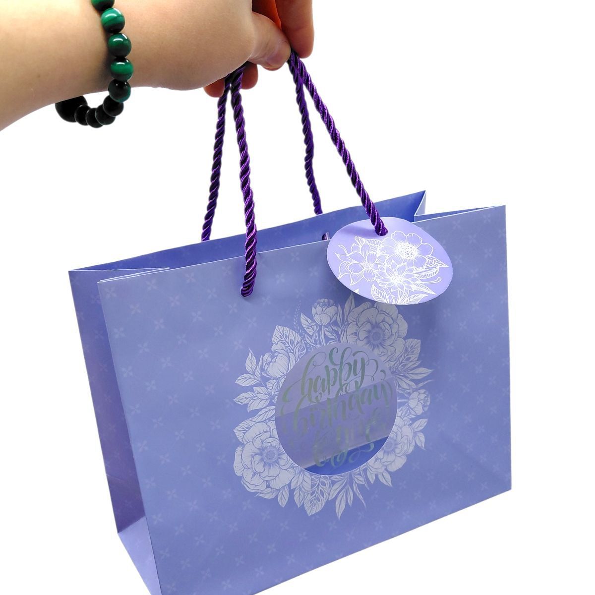 Пакет паперовий, подарунковий, 23х18х10 см  фото 2