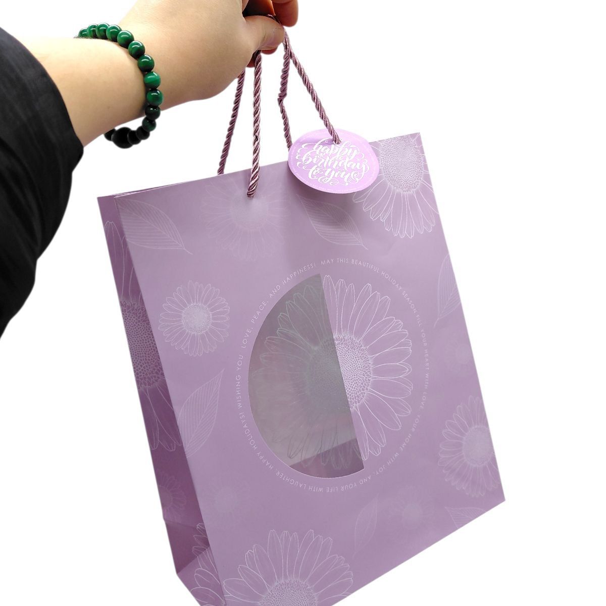 Пакет бумажный, подарочный, 26х32х12 см  фото 2