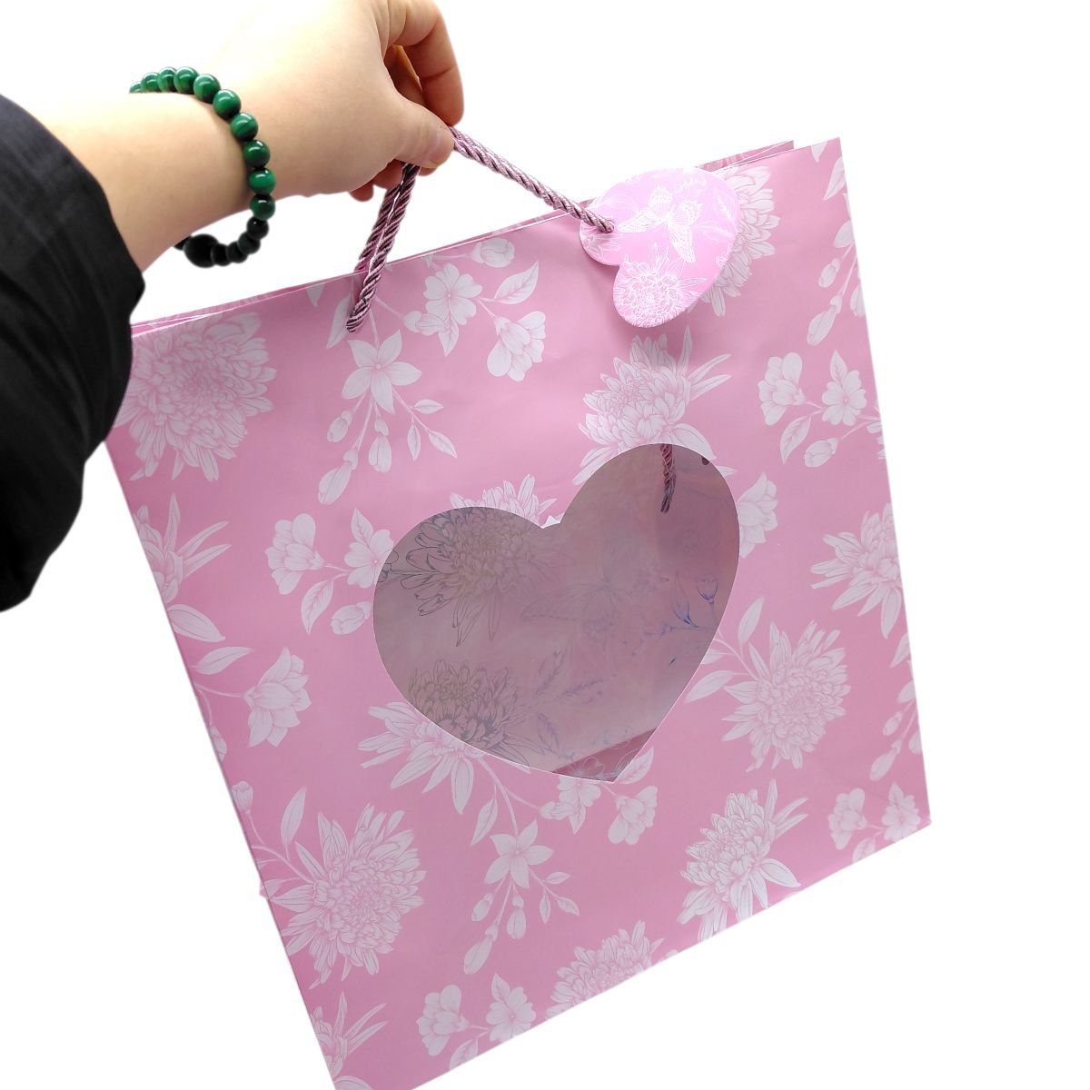 Пакет паперовий, подарунковий, 35х37х12 см  фото 2