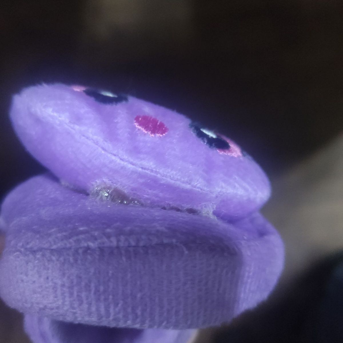 Уцінка.  Браслет-ломашка з монетницею, бузковий Сліди від клею  фото 2