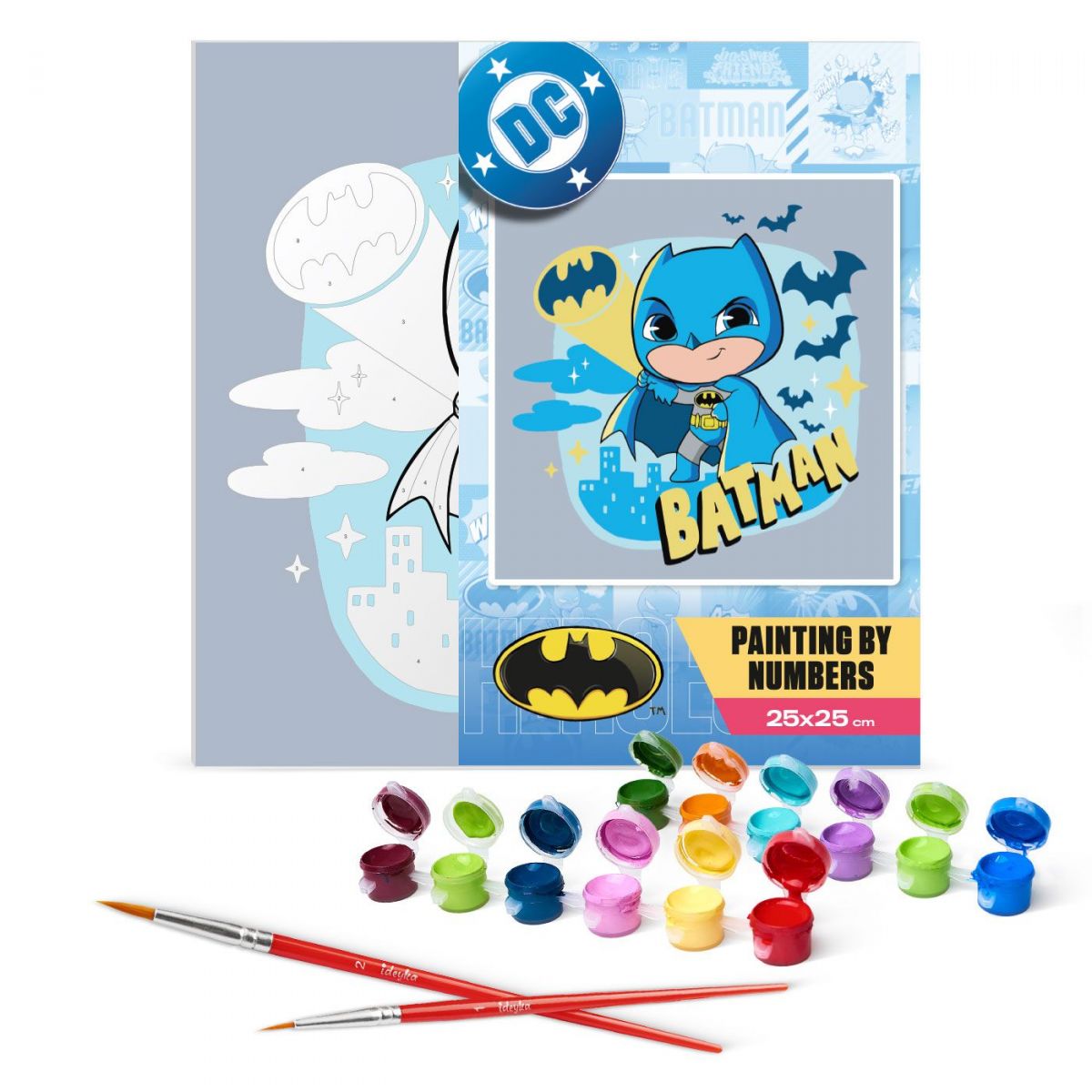 Картина по номерам "Герой тьмы" 25х25 см  фото 2