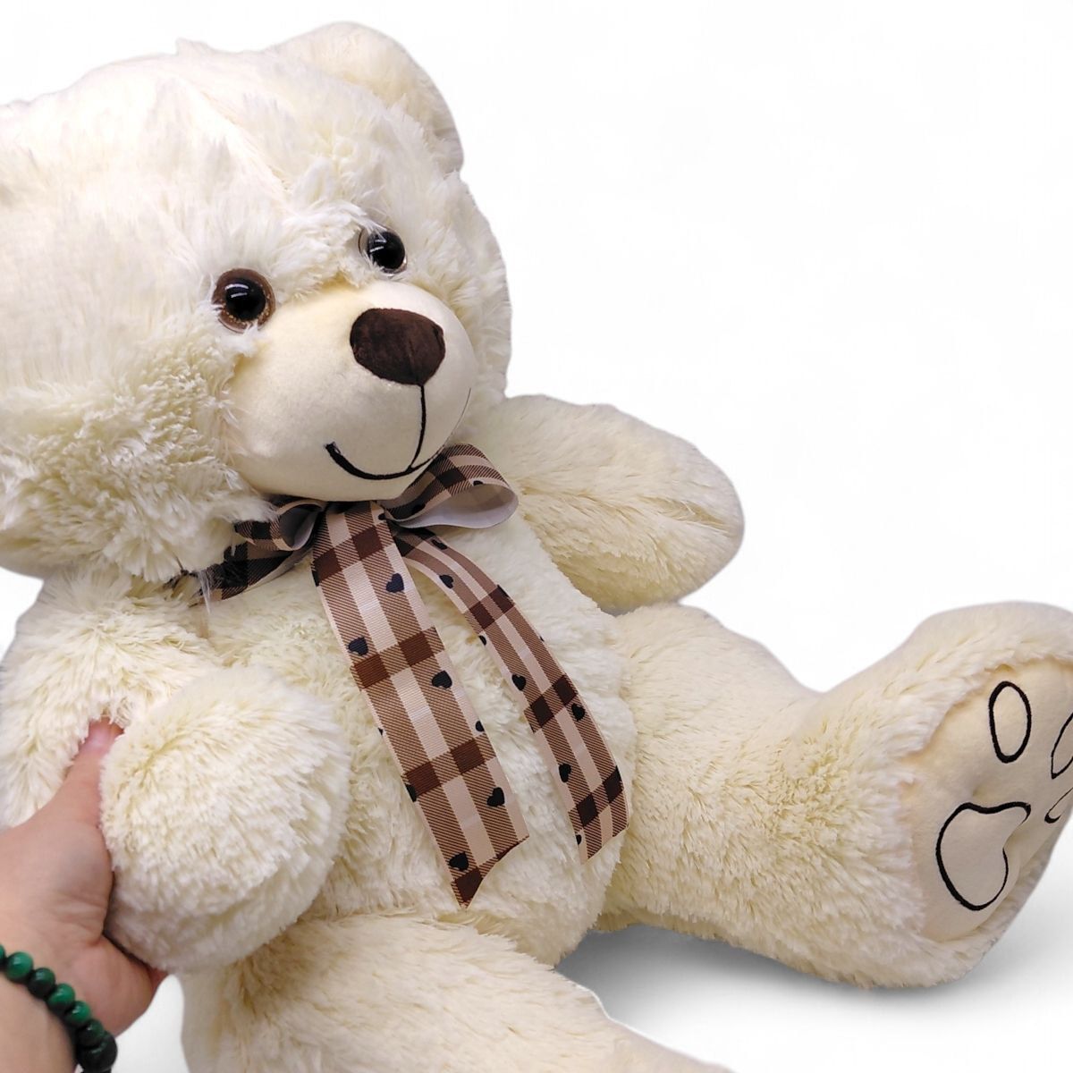 Мʼяка іграшка Ведмедик Макс 45 см.  (БІЛИЙ)  фото 2