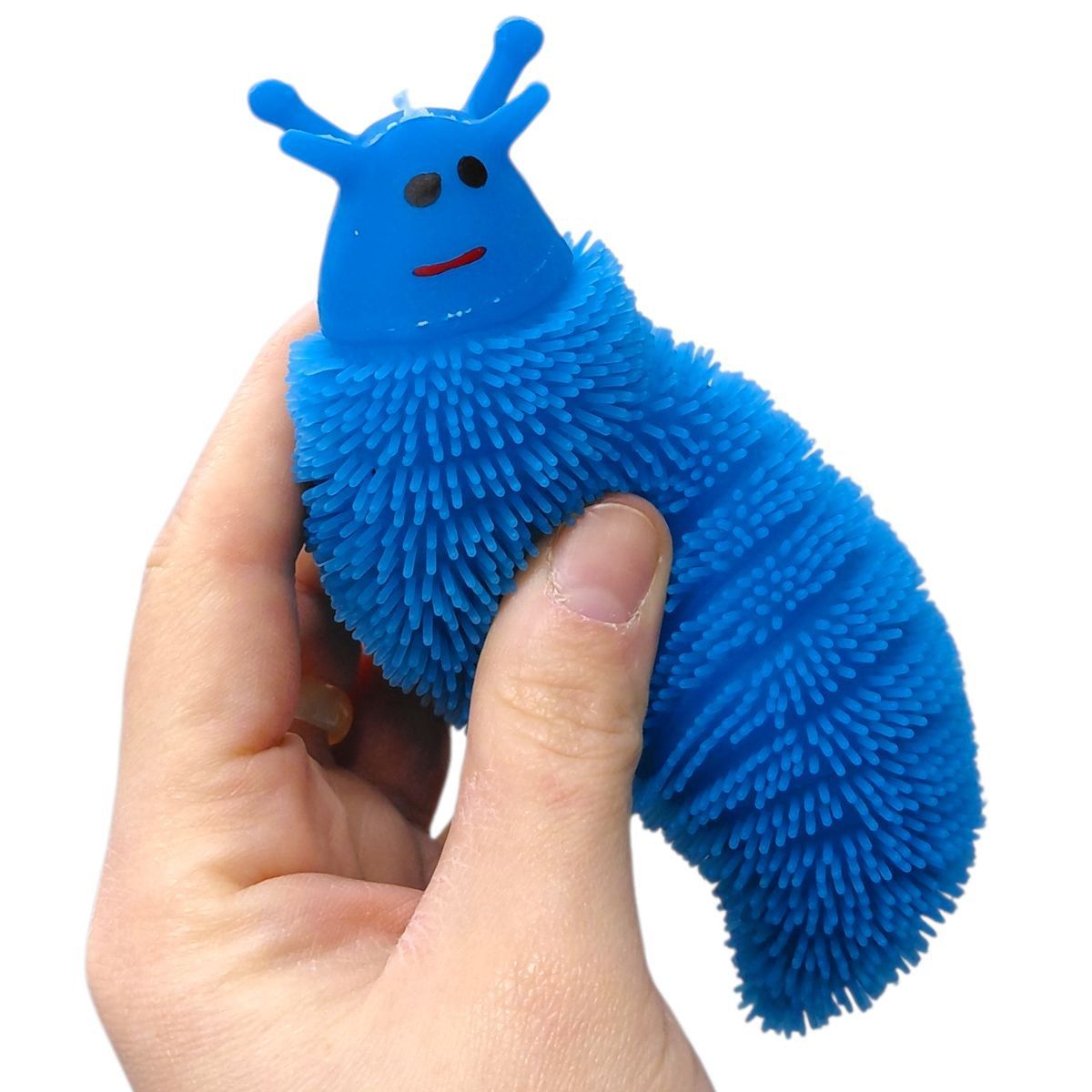 Световой силиконовый ежик Улитка 14 см (РОЗОВЫЙ)  фото 2