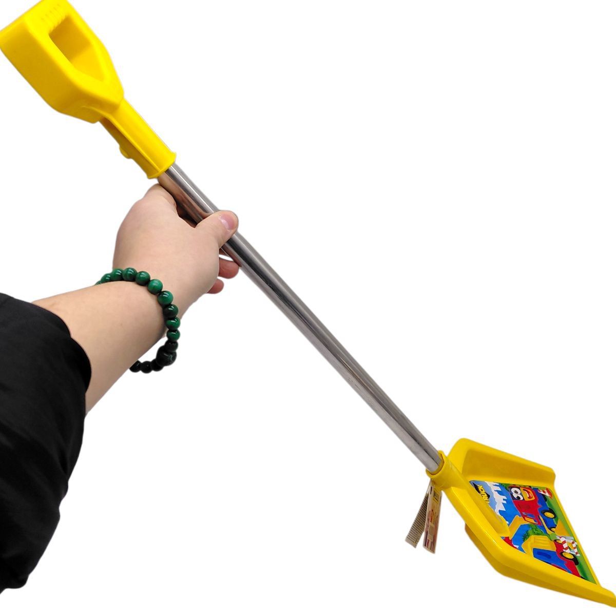 Лопатка довга "Будівництво", ЖОВТА  фото 2