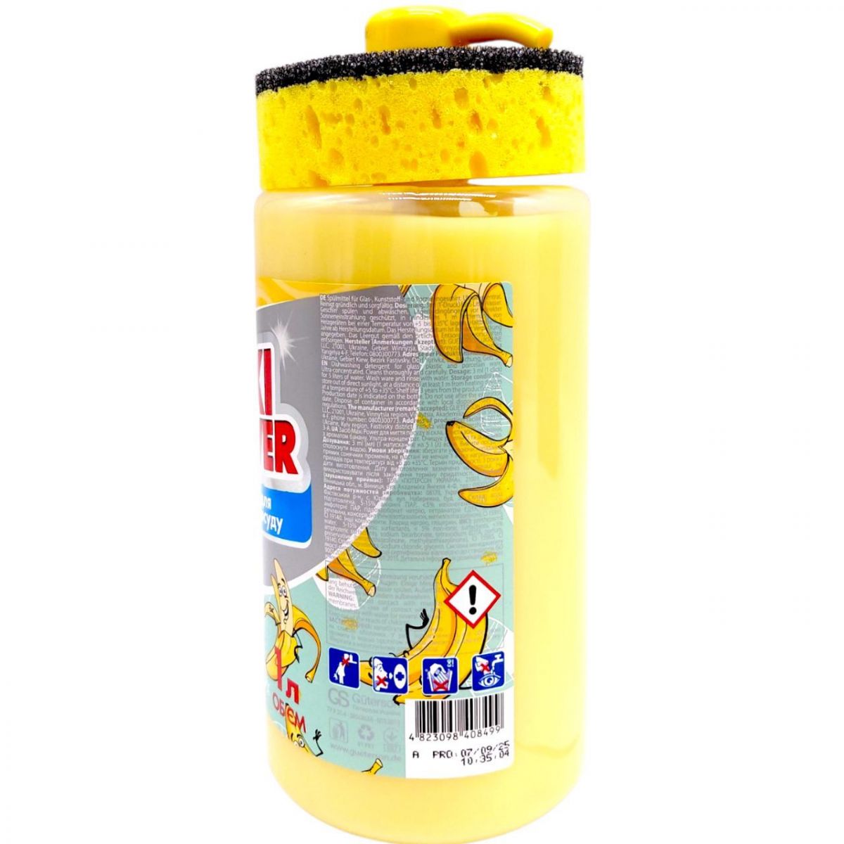 Засіб для миття посуду "MAXI POWER" 1л Банан  фото 2