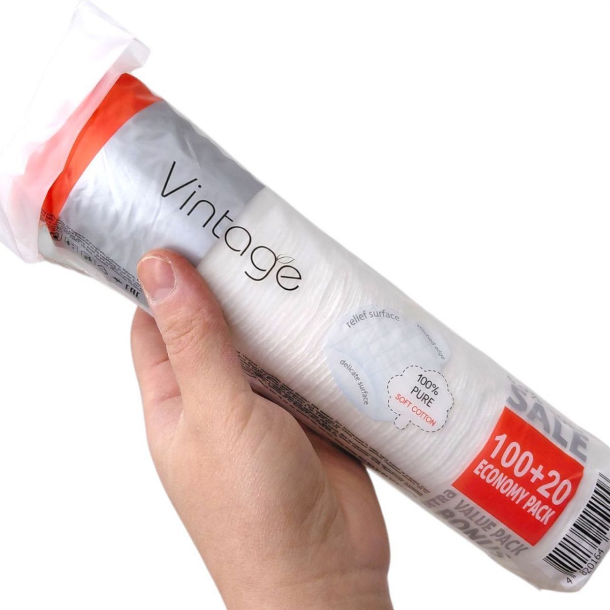 Ватні диски (100+20 шт) NEW  фото 2