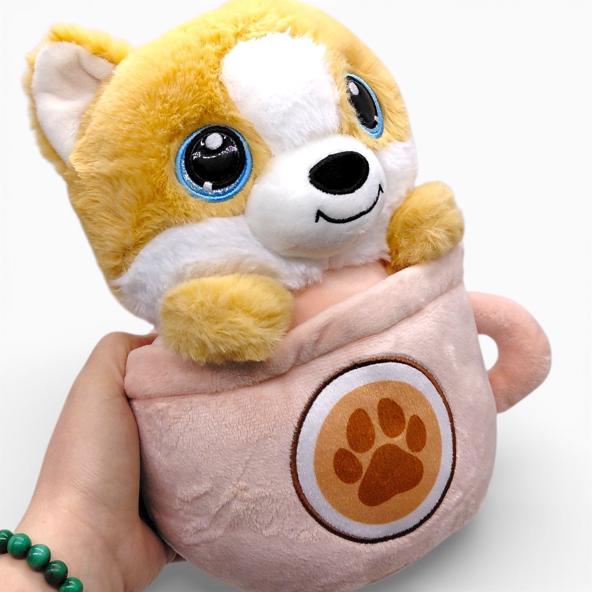 Мʼяка іграшка "Собачка в чашці" 25 см  фото 2