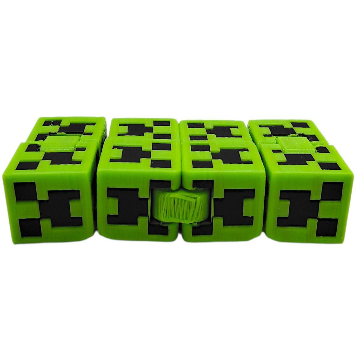 Антистрес 3d друк "Куб нескінченності (Кріпер Minecraft)"  фото 2