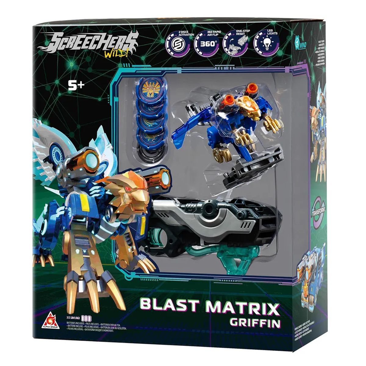 Ігровий набір Screechers Wild! S5 L2 – Гріфін  фото 2