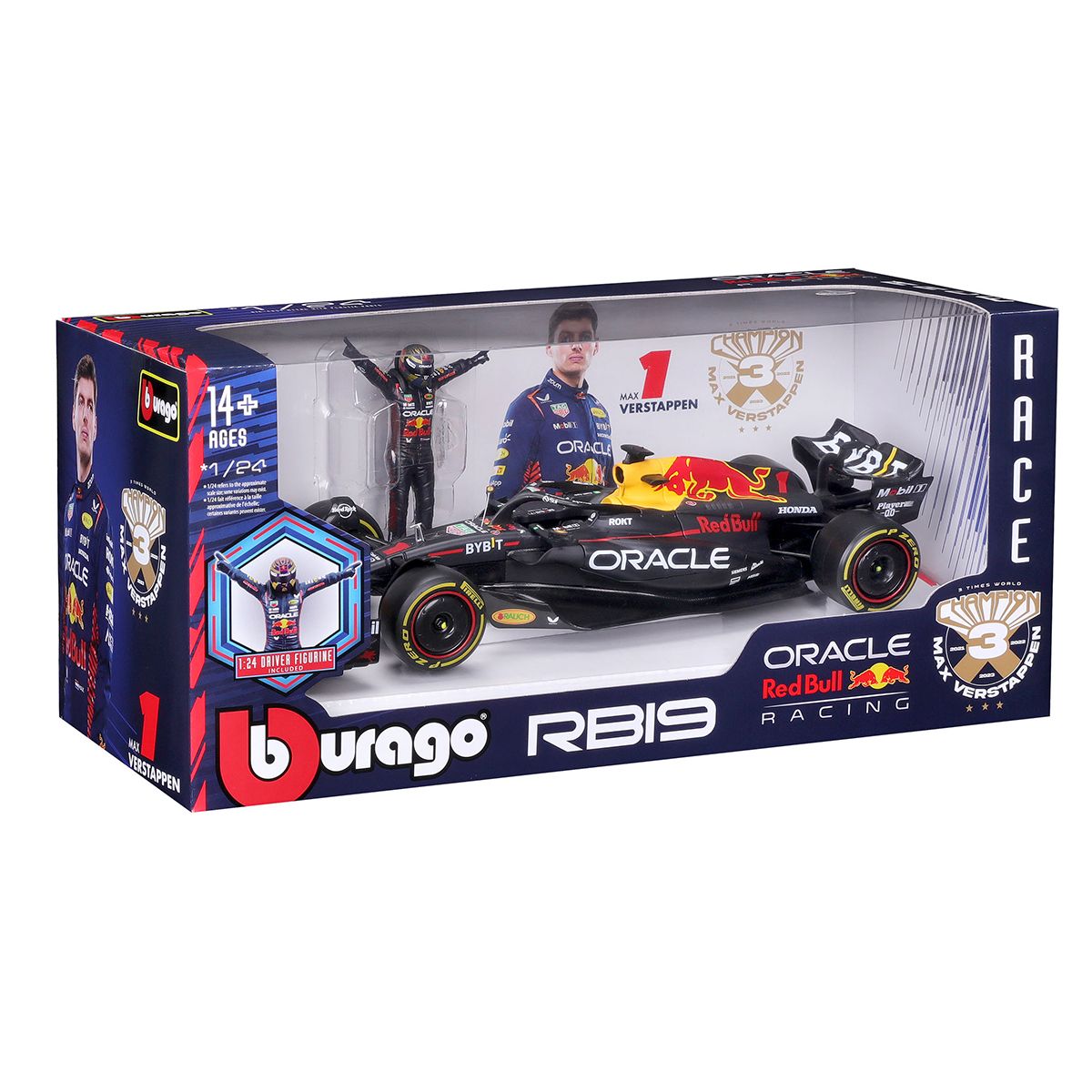Автомодель з фігуркою - Red Bull Racing RB19 (1:24)  фото 2