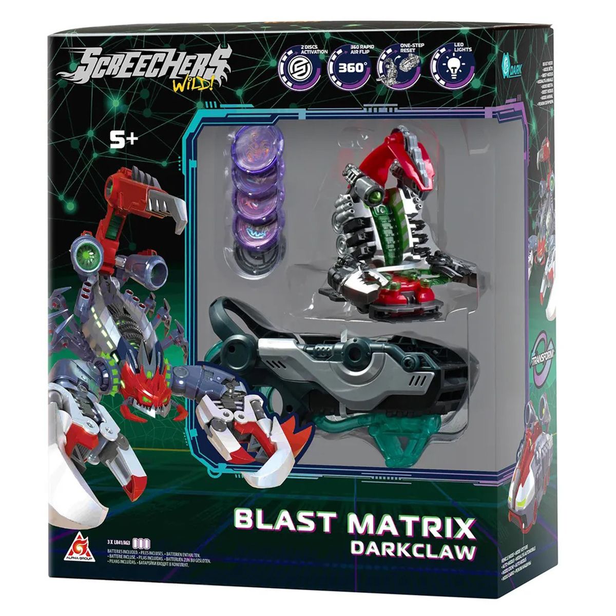Ігровий набір Screechers Wild! S5 L2 – Дарккло  фото 2