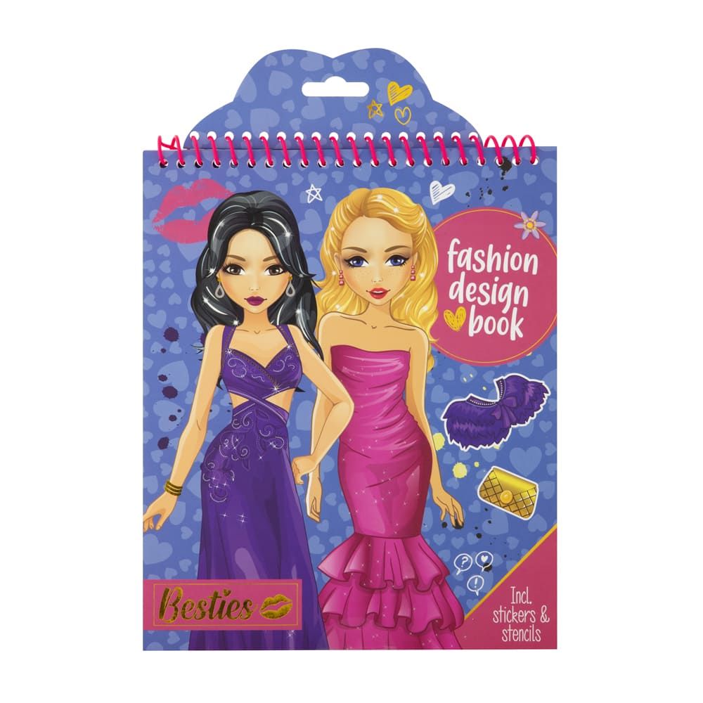 Besties Книга модельєра (синя, 24х20см, 20 аркушів), арт.  961004  фото 2